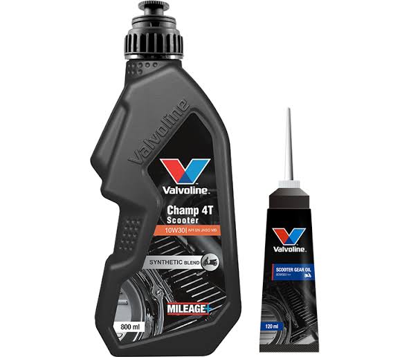 Champ4t scooter oil 10w30 SN grade with Gear oil 80w90 120 ml pack